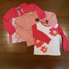 女の子ロンT 3枚セット　90のサムネイル