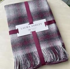 UK輸入 ローラアシュレイウールブランケットHARBER CHECK 新品 - メルカリ