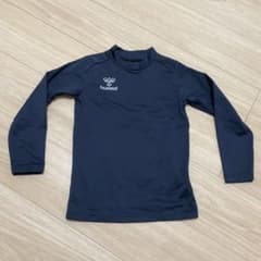 arm様専用　子ども服　130 厚手トップス　陸上用スポーツ服　紺のサムネイル