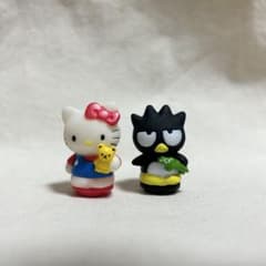 サンリオ ハローキティ バッドばつ丸 ソフビフィギュア付きスタンプ レトロ