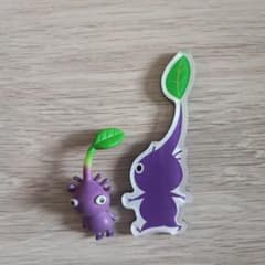 ピクミン 紫ピクミン フィギュア マグネット セットのサムネイル
