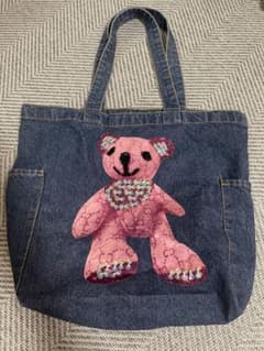 ほぼ未使用⭐︎デニムトートバッグのサムネイル