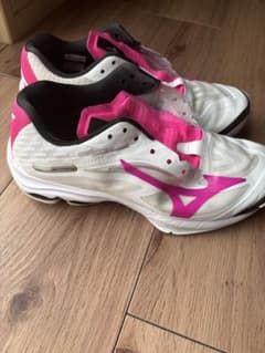 Mizuno Wave Lightning Z3 ホワイト/ピンク22.5センチのサムネイル