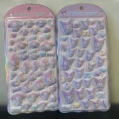 新作　コットンパフィーシール　マイメロディ クロミ COTTON PUFFY - 5