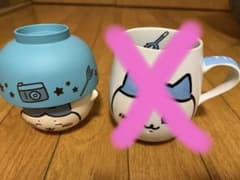 ちいかわ　ハチワレ　お茶碗セット　コップ　グラスのサムネイル