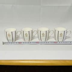 MOMOYAMA JAPAN オリエントエクスプレス　陶コーヒーカップ4個セットのサムネイル