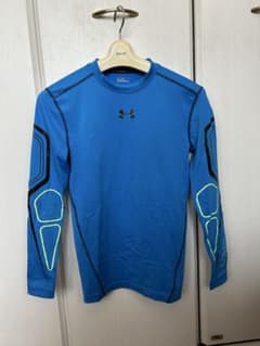 Under Armour 長袖フィットネスシャツ 青のサムネイル