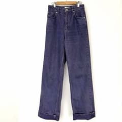 ZARA デニム ジーンズ パンツ パープル 紫のサムネイル
