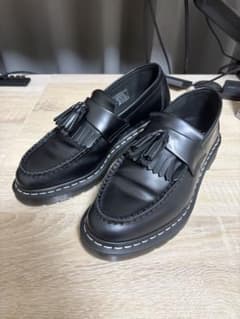 Dr.Martens ADRIAN ホワイトステッチ ローファー26805001のサムネイル