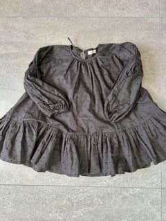 Uhr Dot Mini Dress チャコールグレー 3-4Yのサムネイル