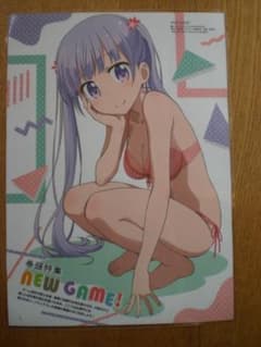 NEW GAME! 절발 라미네이트 처리품 A 애니메이션 캐릭터 미소녀