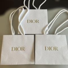 DIOR ショップ袋 3枚セット ホワイト - メルカリ