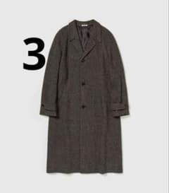 25AW auralee アルパカウールシルクツイードステンカラーコート - メルカリ