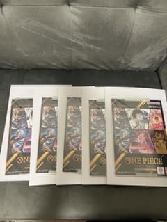 ONE PIECEプレミアムカードコレクション-vol.1 ルフィなし✖️5冊