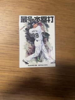 カルビー プロ野球チップス ネフタリ・ソト 最多本塁打カード