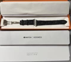 Apple Watch Hermes バンド 45mm ブラックのサムネイル