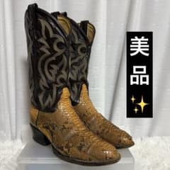⭐️美品⭐️ トニーラマ ウエスタンブーツ パイソン ロングブーツ US8 
