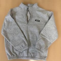 SHEIN ハーフジップ スウェット グレー Sのサムネイル