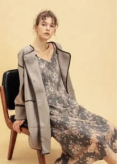 natural couture 配色レース　キャミワンピースのサムネイル