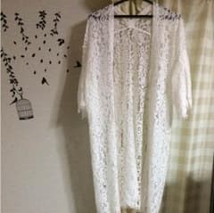 チャモミ様専用   レースガウン               ユニクロのサムネイル