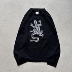00s agnes b. black glitter lezard l/s 黒 00s agnes b. black glitter lezard l/s 黒 - メルカリ