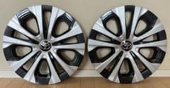 プリウス 50系 後期 純正 ホイールカバー ホイールキャップ ２枚 良品のサムネイル