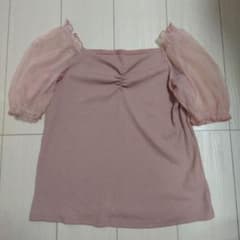 FRIFUL ピンク バルーンスリーブ Tシャツ XLのサムネイル