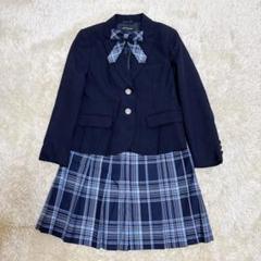 ポンポネット 140cm フォーマルスーツ 卒服 入学式 濃紺 お受験