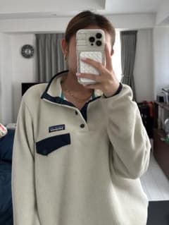 Patagonia シンチラ スナップT フリース オフホワイトのサムネイル