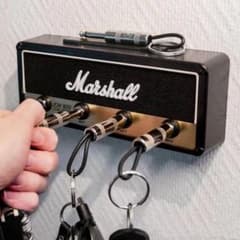 マーシャル アンプ型キーハンガー JCM800 プラグ型キーホルダー4本付 収納のサムネイル