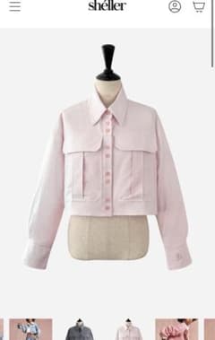 新品 sheller シェリエ Sh Logo Cropped Shirt - メルカリ