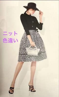 エムズグレイシー パールリボンが可愛い ニット 38 カタログ掲載 色