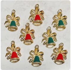 No.328 ①クリスマス パーツ ベル 8個セットのサムネイル