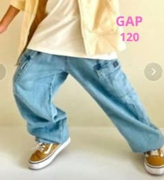 GAP FREE&FLOW デニムジョガーパンツ 120cmのサムネイル