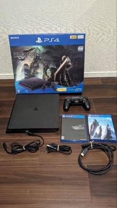 ps4 本体 ff7リメイク 同梱版 ＆ クライシスコア ff7 リユニオンのサムネイル