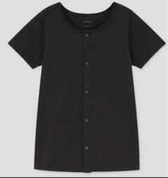 KIDS エアリズムコットン前あきクルーネックTシャツ（半袖）のサムネイル