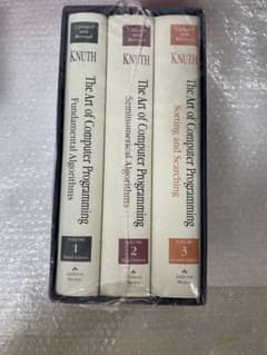 ドナルド・E・クヌース コンピュータプログラミング 1-3巻 英語　美品 ドナルド・E・クヌース コンピュータプログラミング 1-3巻 英語 未開封