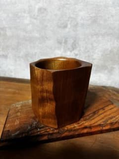 Akihiro Woodworks ジンカップ 虚 ウロ 海千山千會 Akihiro Woodworks jin cup ジンカップ 虚海千山千会 - メルカリ
