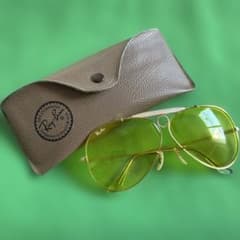 ⭐︎レア⭐︎ Ray-Ban サングラス ゴールドフレーム イエローレンズのサムネイル