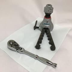 フレアツール　BBK  & 首振りラチェット付き　空調工具　道具のサムネイル