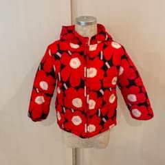 12/19までの出品！大人気ウニッコ柄 マリメッコ ダウン❤︎おしゃれ子供服のサムネイル