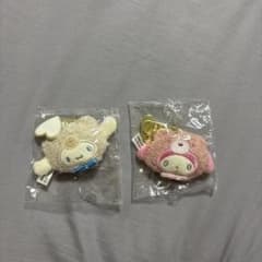 サンリオ マイメロ シナモロール どこでもぬいぐるみチャームのサムネイル