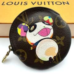 ルイヴィトン ポルトモネ ロン コインケース 財布 コンパクト 村上隆