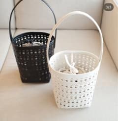 eneu エヌー　レザーパンチングバケットバッグ