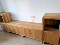 木製収納 ナチュラルウッド 2扉 IKEA Traby（⑤右） - メルカリ