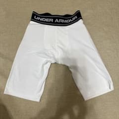 UNDER ARMOUR スライディングパンツ ホワイト YXLのサムネイル