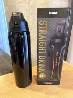 Peacock SPORTIF 水筒 1.5L ブラックのサムネイル