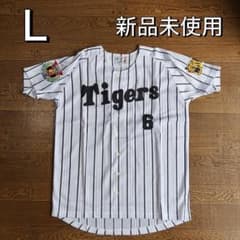【当時物】阪神 金本知憲 6 ユニフォーム 2003 優勝ワッペン 新品未使用Ｌのサムネイル