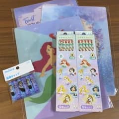 디즈니 프린세스 연필 연필 캡 밑바닥 아나유키 아리엘 문방구