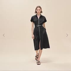 エルメス HERMES モザイク ジップアップ ドレス ワンピース 24SS 